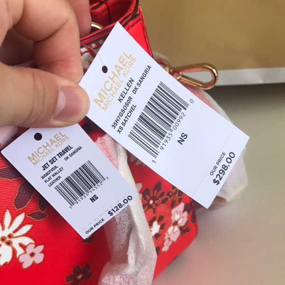 🌼💕mk Satchel set🌼Kellen/crossbody & wallet - Picture 6 of 8